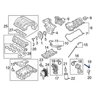 Ford OE - Engine Oil Filter Adapter Bolt