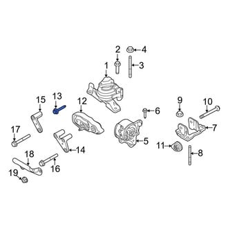 Ford OE - Engine Support Rod Bolt