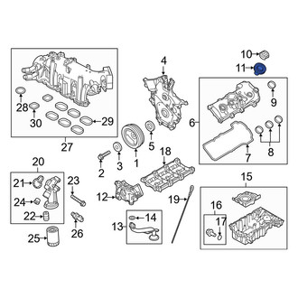 Ford OE - Engine Oil Filler Tube