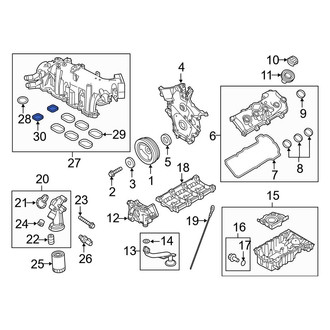 Ford OE - Lower Engine Intake Manifold Gasket