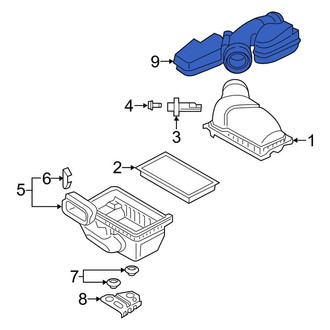 Ford OE - Engine Air Intake Hose