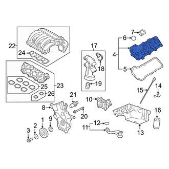 Ford OE - Left Engine Valve Cover