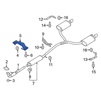 Ford OE - Right Exhaust System Hanger Bracket