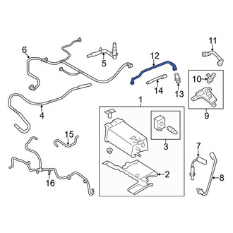 Ford OE - Evaporative Emissions System Lines