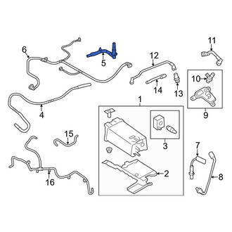 Ford OE - Evaporative Emissions System Line Adapter