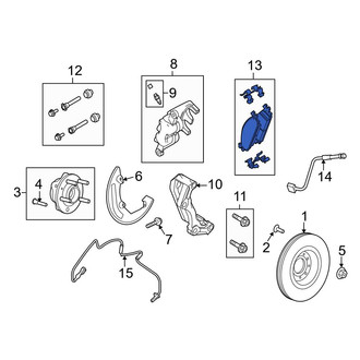 Ford OE - Front Disc Brake Pad Set