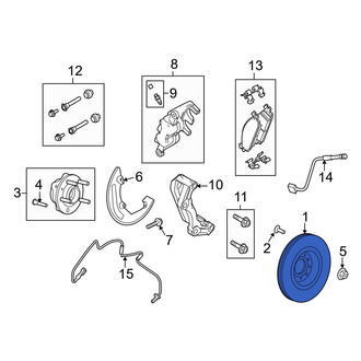 Ford OE - Front Disc Brake Rotor