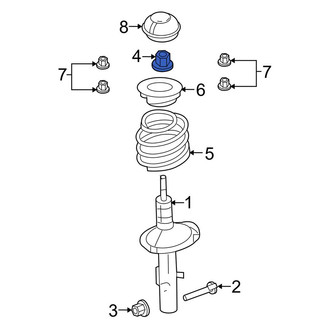 Ford OE - Upper Suspension Strut Nut