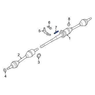 Ford OE - CV Axle Shaft Carrier Bearing Stud