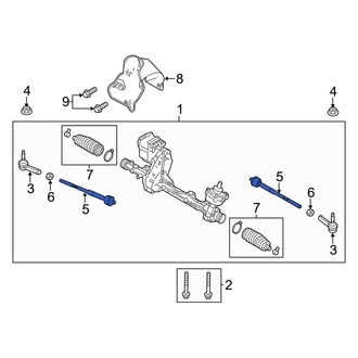 Ford OE - Inner Steering Tie Rod End