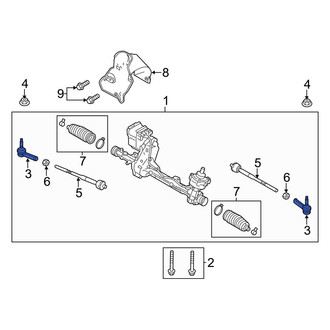 Ford OE - Outer Steering Tie Rod End