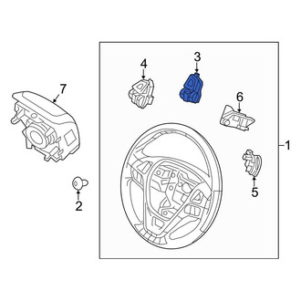 Ford OE - Right Steering Wheel Radio Controls