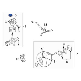 Ford OE - Brake Master Cylinder Reservoir Cap