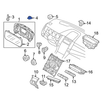 Ford OE - Instrument Panel Lens Nut