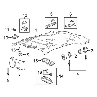 Ford OE - Sun Visor Holder Screw