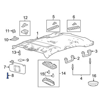 Ford OE - Interior Grab Bar Screw
