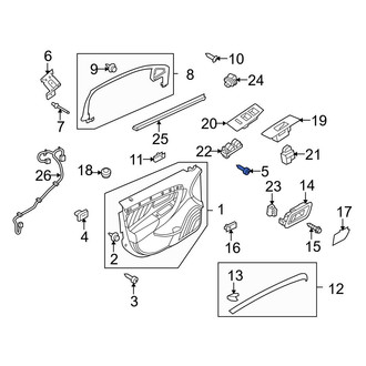 Ford OE - Door Interior Trim Panel Bolt