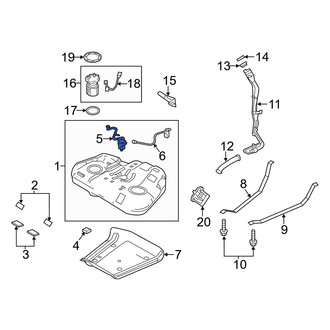 Ford OE - Evaporative Emissions System Lines