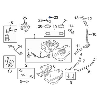 Ford OE - Fuel Tank Shield Nut