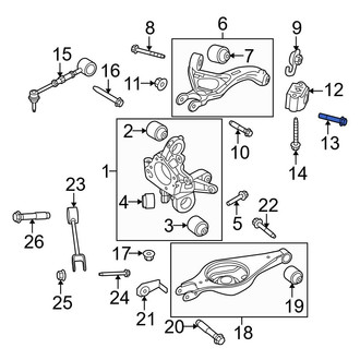 Ford OE - Suspension Control Arm Bolt