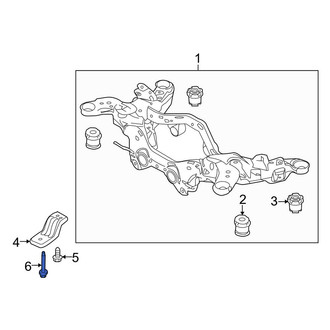 Ford OE - Suspension Crossmember Bolt