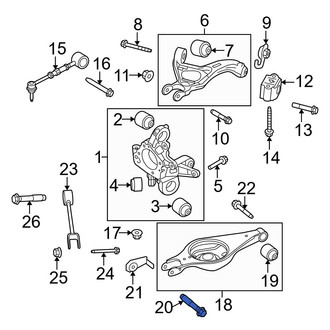 Ford OE - Front Suspension Control Arm Bolt