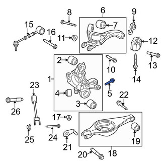Ford OE - Suspension Knuckle Bolt