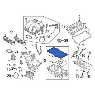 Ford OE - Engine Oil Pan Gasket