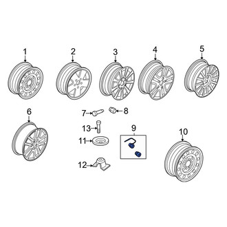 Ford OE - Wheel Lock Set
