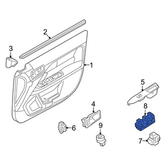 Ford OE - Front Left Door Window Switch