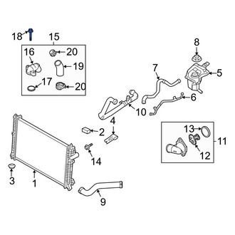 Ford OE - Engine Water Pump Bolt