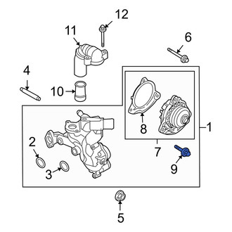 Ford OE - Engine Water Pump Bolt