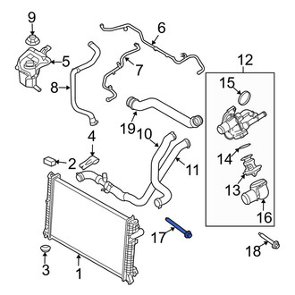 Ford OE - Engine Oil Filter Adapter Bolt