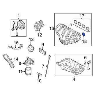 Ford OE - Engine Intake Manifold Gasket