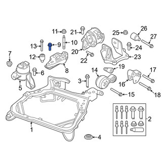 Ford OE - Engine Mount Bolt
