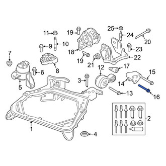 Ford OE - Engine Support Rod Bolt