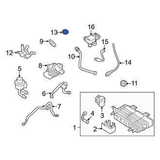 Ford OE - Exhaust Gas Recirculation (EGR) Tube Gasket