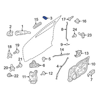 Ford OE - Front Left Door Lock Cylinder