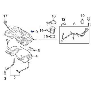 Ford OE - Fuel Filler Hose Clamp