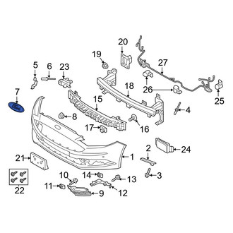 Ford OE - Front Bumper Cover Emblem