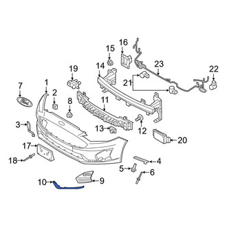 Ford OE - Front Right Bumper Trim