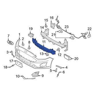 Ford OE - Front Bumper Impact Absorber