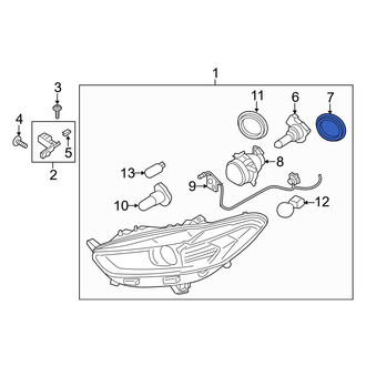 Ford OE - Front Headlight Bulb Cap