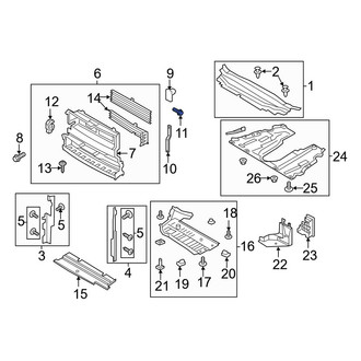 Ford OE - Bumper Cover Screw