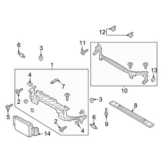 Ford OE - Radiator Support