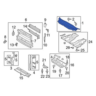 Ford OE - Front Radiator Support Access Cover