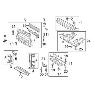 Ford OE - Outer Exterior Door Handle Bolt