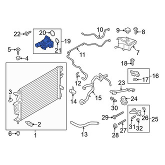Ford OE - Engine Coolant Thermostat Kit