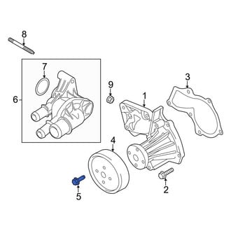 Ford OE - Engine Water Pump Pulley Bolt