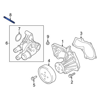 Ford OE - Engine Coolant Thermostat Housing Stud